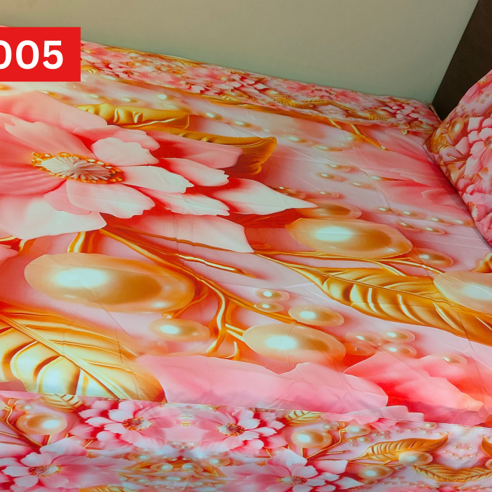 100% Waterproof Bed Sheet & Super Soft | King Size | 6.5/8.3 Feet | Code: BS005